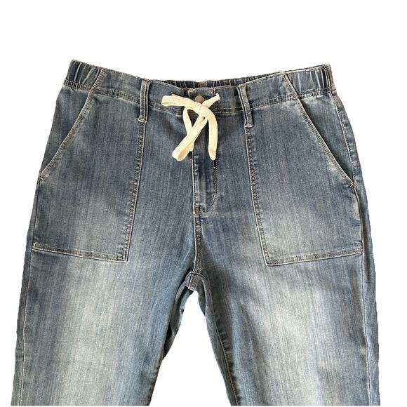 Judy Blue Women's Jogger Jeans 13/31 Pull on Elastic Waist Drawstring JB88496 - Picture 4 of 12